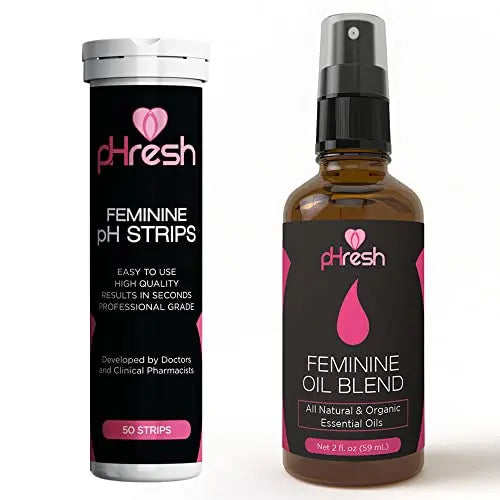pHresh Feminine Essential Oil Spray & Vaginal pH Test Strips ACE NUTRITION Au supplements