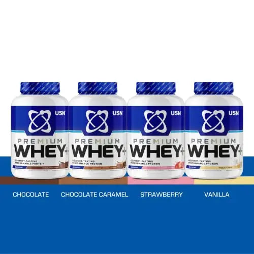 USN Whey+ Strawberry Protein Powder 2kg - Muscle Building & Recovery Protein Shakes USN Au supplements