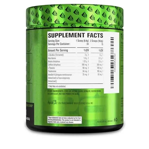 NITROSURGE Pre Workout Supplement - Endless Energy, Instant Strength Gains Jacked Factory Au supplements
