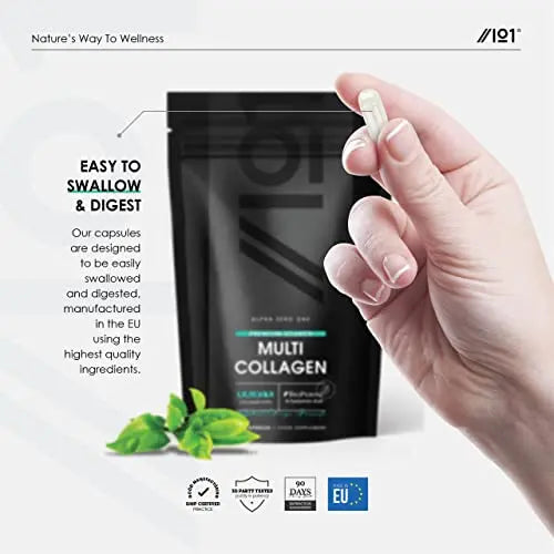 Multi Collagen Protein - Types I, II, III, V & X - Wild Caught Marine, Grass Fed Bovine, Eggshell Revive Naturals Au supplements