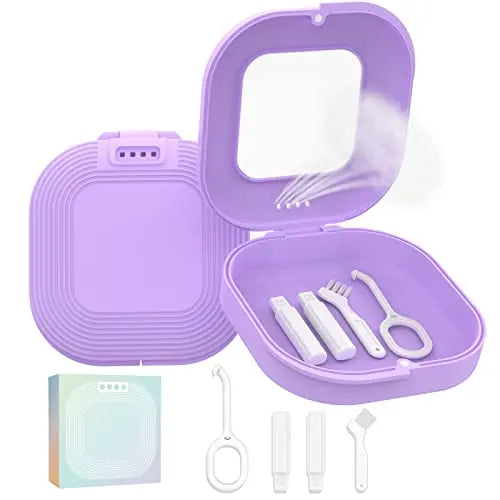 HEMILAB® Retainer Case, Slim Aligner Case with Vent Holes, Compatible with Invisalign HEMILAB Au supplements