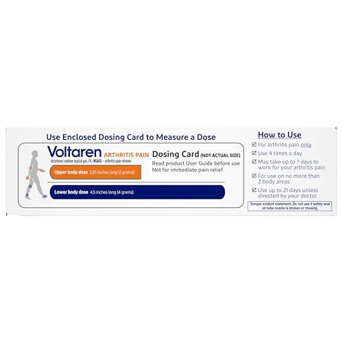 Voltaren Arthritis Pain Gel for Powerful Topical Arthritis Pain Relief with Diclofenac - NEW Easy Open Cap - 100 g x 2 Voltaren Au supplements