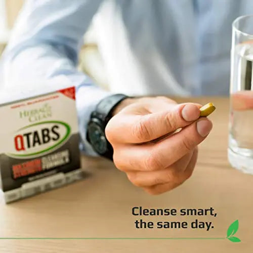 Herbal Clean - QTabs Same-Day Detox, Portable and Discreet, 10 Tablets Herbal Clean Au supplements