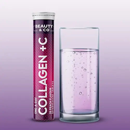 Collagen Effervescent - Marine Collagen & Vitamin C (2 Tubes) Beauty & Co Au supplements