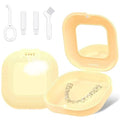 Retainer Case with Mirror and Vent Holes, Cute Retainer Holder Case Compatible with Invisalign Heigoeost Au supplements