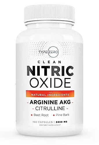 Type Zero Nitric Oxide 6X Booster, 150 Veggie Capsules - Natural Supplement - Beetroot Type Zero Au supplements