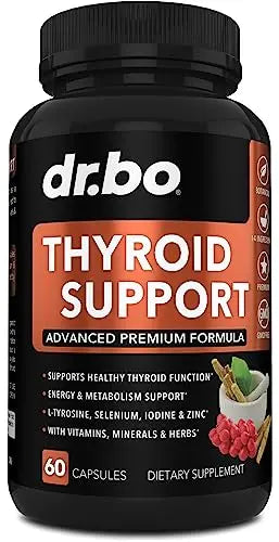Thyroid Support for Women & Men Supplement - Natural Metabolism, Mood & Energy Enhancer DR. BO Au supplements