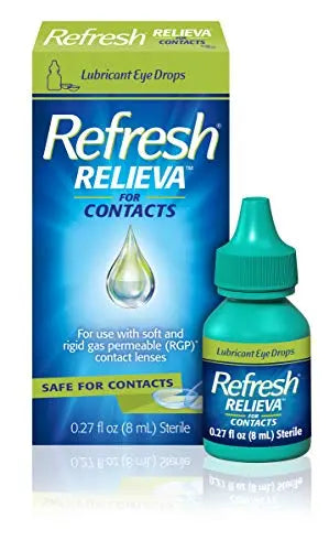 Refresh Relieva for Contacts Lubricant Eye Drops, 0.27 Fl Oz Sterile Refresh Au supplements