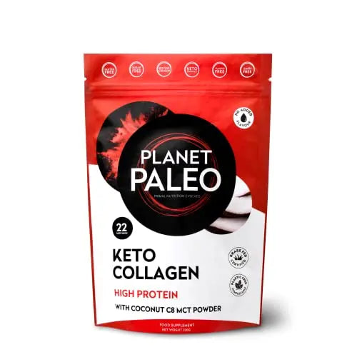 Planet Paleo Keto Collagen Powder (220g, 22 Servings) - Grass-Fed, High Protein Planet Paleo Au supplements