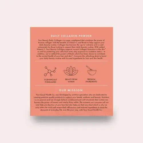 Your Good Health Co. – Your Beauty Premium Collagen Powder, Mixed Berry Your Good Health Co. Au supplements
