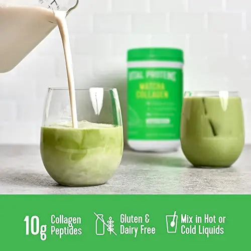 Vital Proteins Matcha Collagen Peptides Powder Supplement, L-theanine & Caffeine, Matcha Green Tea VITAL PROTEINS Au supplements