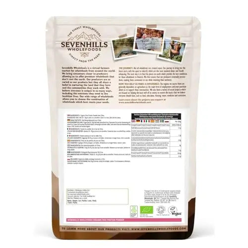 Sevenhills Wholefoods Organic Rice Protein Powder, Vegan, 2kg Sevenhills Wholefoods Au supplements