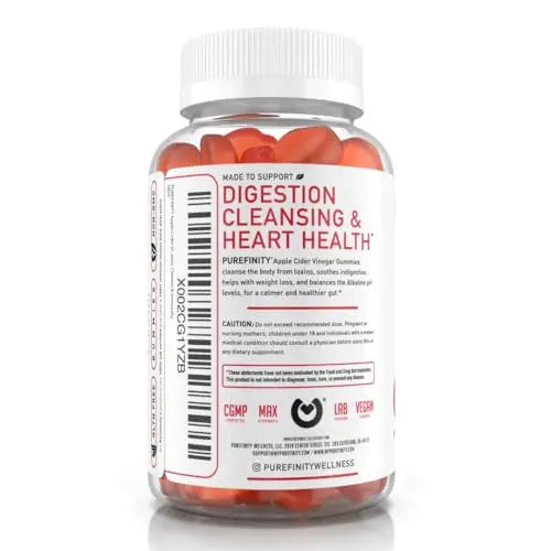 PUREFINITY Apple Cider Vinegar Gummies – Raw, Natural, Unfiltered ACV from The Mother PUREFINITY Au supplements