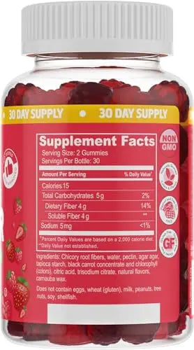 Desired Life Sugar Free Prebiotic Fiber Gummies for Adults and Kids Mixed Berry Flavor Desired Life Au supplements