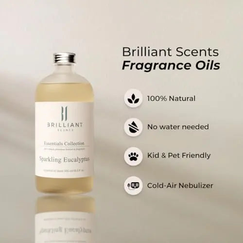 Brilliant Scents - Sparkling Eucalyptus | Luxury Home & Business Scent | Fragrance Oil - 500ml Brilliant Scents Au supplements