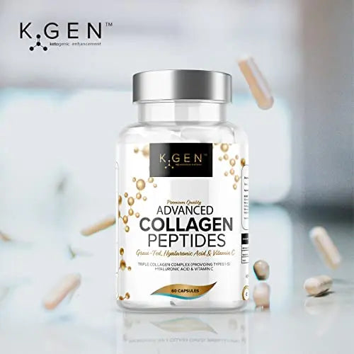 Pure Collagen Supplements Capsules Grass Fed Advanced Multi Collagen Peptides K GEN rejuvenation nutrition Au supplements