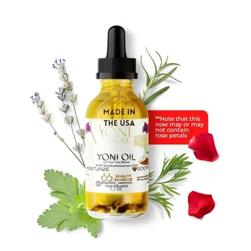 Natural Yoni Oil, Mint Fresh Feminine Care Oil, Reduces Odor, Restores pH Balance, All Natural, Herbal Yoni Quality Seamoss and Yoni Oil Au supplements