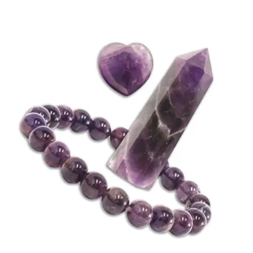 Goplemo Crystals and Healing Stones Gift Set, Amethyst Healing Crystals Set for Reiki Meditation Goplemo Au supplements
