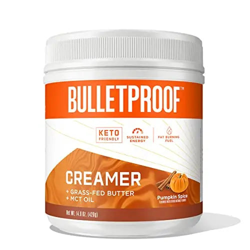 Bulletproof Pumpkin Spice Creamer, 14.8 Ounces, Keto Coffee Powder Creamer Bulletproof Au supplements