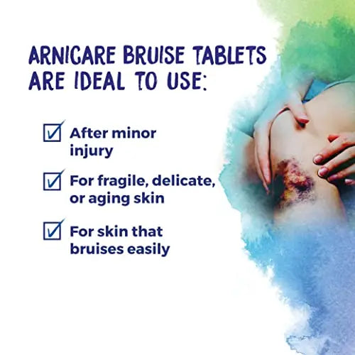 Boiron Arnicare Bruise for Relief of Pain or Swelling from Injuries, and Discoloration of Bruises - 60 Tablets Boiron Au supplements