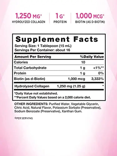 Nature's Truth Liquid Collagen | 8 oz | Non-GMO, Gluten Free Supplement | Natural Berry Nature's Truth Au supplements