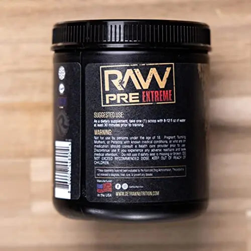 RAW Preworkout Extreme | High Stimulant Preworkout Powder Drink, Extreme Energy RAW Au supplements