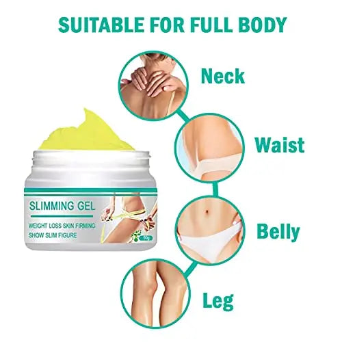 Slimming Cream, Navel Arm Leg Belly Ginger Fat Burning Cream, Weight Loss Skin Firming SURORAIN Au supplements