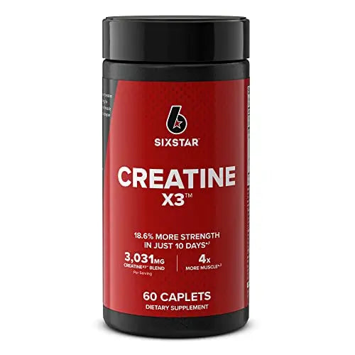 Six Star Creatine Pills Post Workout X3 Creatine Capsules | Creatine Monohydrate Blend Six Star Au supplements