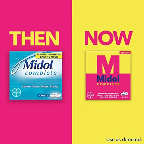 Midol Complete, Menstrual Period Symptoms Relief Including Premenstrual Cramps Midol Au supplements