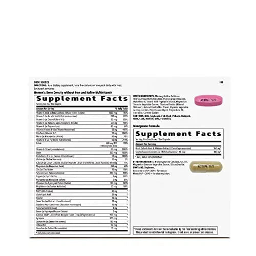 GNC GNC Women's Menopause Support Vitapak | Targeted for Hot Flashes & Bone Health GNC Au supplements