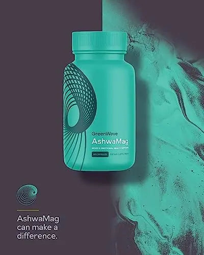 AshwaMag by GreenWave Nutrition | 5 Clinically Studied Ingredients | Happier & Motivated AshwaMag Au supplements