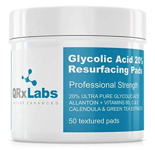 QRxLabs Glycolic Acid 20% Resurfacing Pads for Face & Body with Vitamins B5 QRxLabs Au supplements