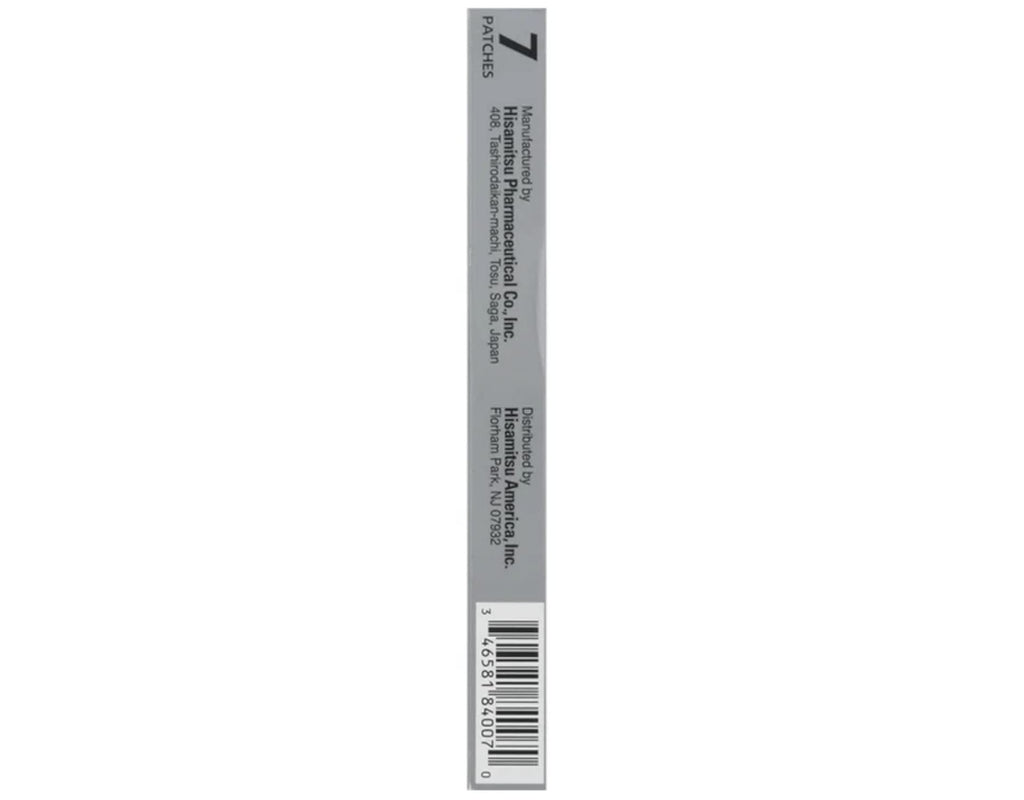 Salonpas Temporary Pain Relieving Flex Patch with Lidocaine 4%, Maximum OTC Strength, Stretchable Thin Fabric, Strong Adhesion, Contours to Body, Apply for Up to 8 Hours 7 ct (Pack of 2) Salonpas Au supplements