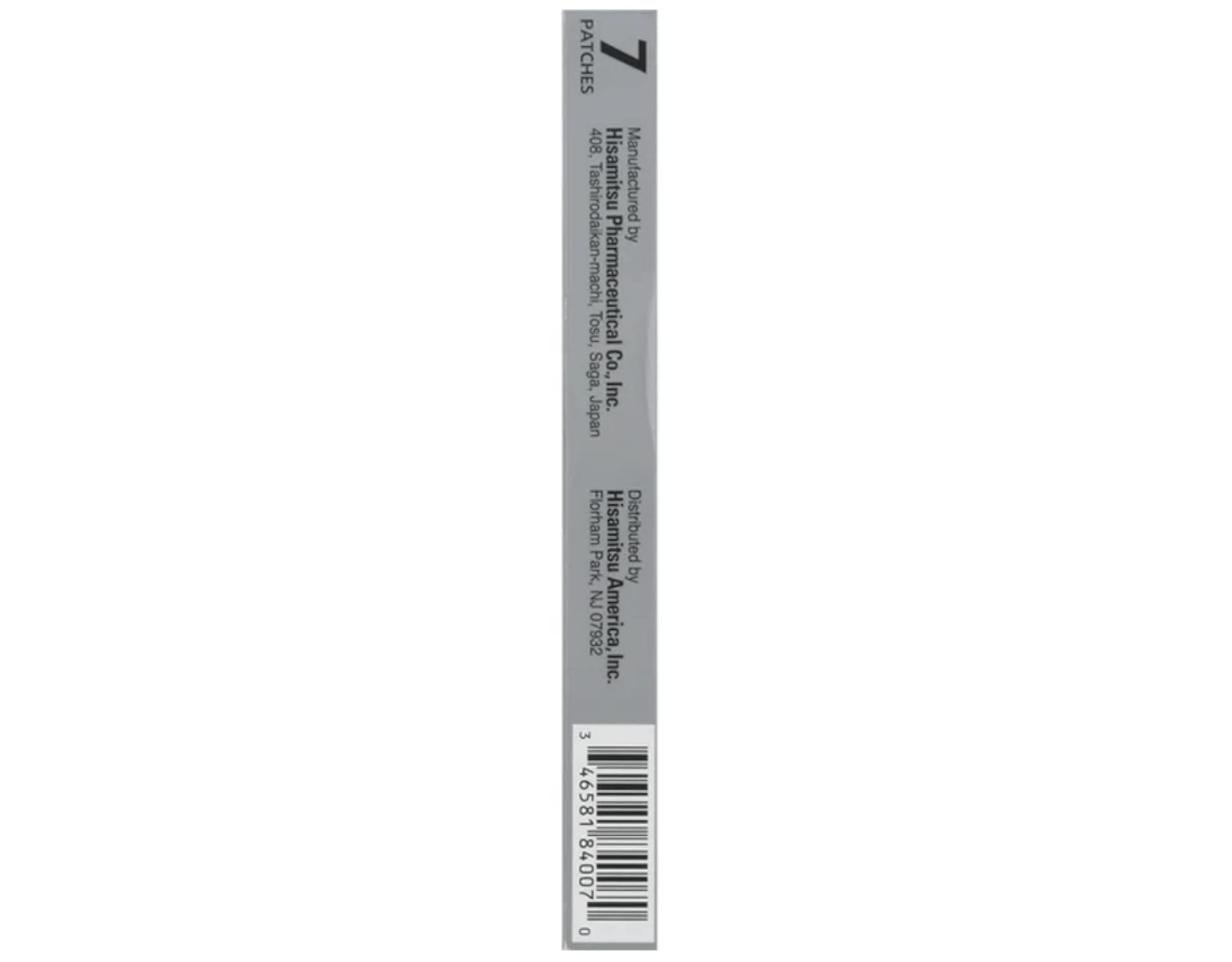 Salonpas Temporary Pain Relieving Flex Patch with Lidocaine 4%, Maximum OTC Strength, Stretchable Thin Fabric, Strong Adhesion, Contours to Body, Apply for Up to 8 Hours 7 ct (Pack of 2) Salonpas Au supplements
