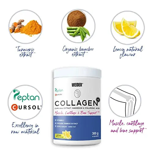 Weider Collagen Plus. Powder Preparation with Collagen peptides (Peptan), hyaluronic Acid Weider Au supplements