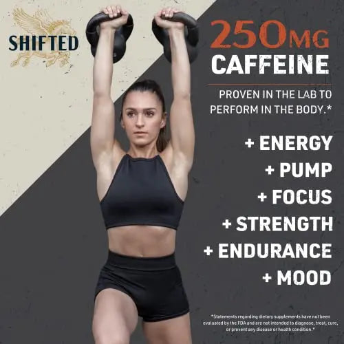 SHIFTED Premium Pre Workout Powder, Energy & Focus Supplement with Creatine Monohydrate SHIFTED Au supplements