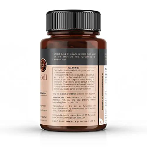 UltraColl Marine Collagen 1000mg x 180 tablets (6 months supply). The only patented anti-aging collagen types I, II, III, and VII. Pureclinica Au supplements