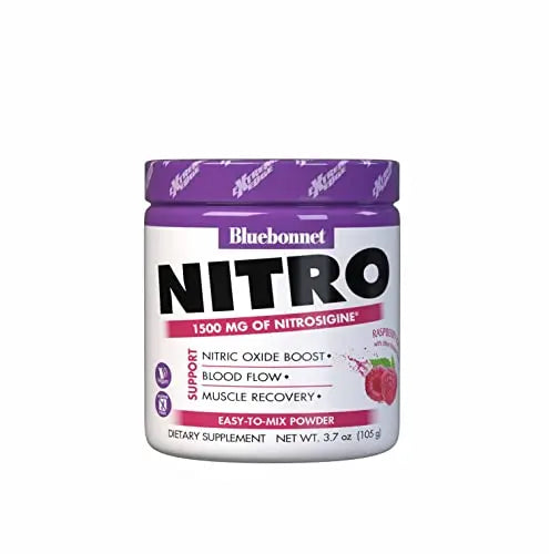 Bluebonnet Nutrition Extreme Edge Nitro Powder, Nitric Oxide Precursor, Increase Blood Bluebonnet Au supplements