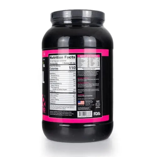 Whey Protein Powder for Women - Supports Lean Muscle - Low Carb - Gluten Free - Grass Fed & rBGH Hormone Free (Creamy Vanilla, 2 lb) PRO NUTRITION LABS Au supplements