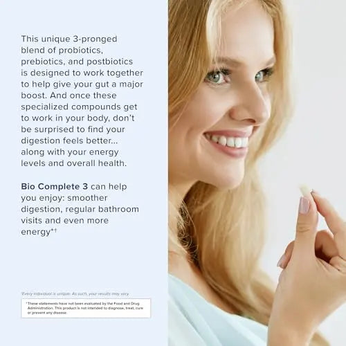 Gundry MD® Bio Complete 3 - Prebiotic, Probiotic, Postbiotic to Support Optimal Gut Health Gundry MD Au supplements
