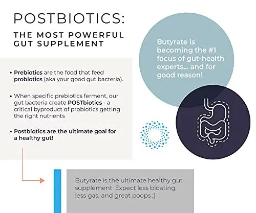 BodyBio Butyrate with Calcium & Magnesium - Supports Healthy Digestion, Gut & Microbiome BodyBio Au supplements
