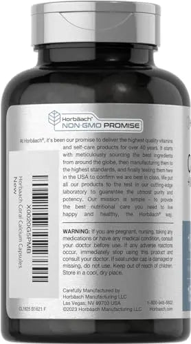 Coral Calcium 1500mg 150 Capsules | Plus Magnesium | Non-GMO, Gluten Free Supplement Horbäach Au supplements