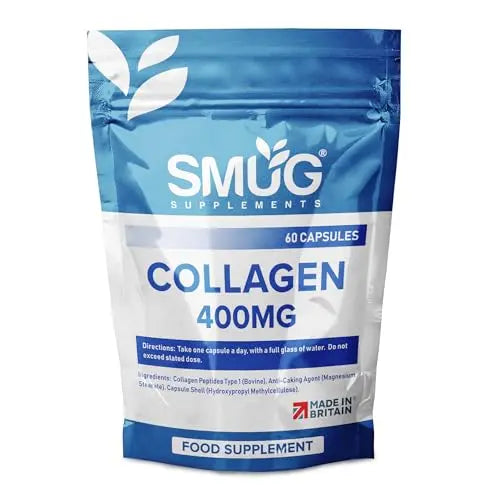 SMUG Supplements Collagen Capsules - 60 High Strength 400mg Pills - Promotes Healthy Skin SMUG Supplements Au supplements