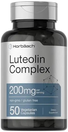 Luteolin Complex with Rutin | 50 Capsules | Vegetarian, Non-GMO & Gluten Free Flavonoid Horbäach Au supplements