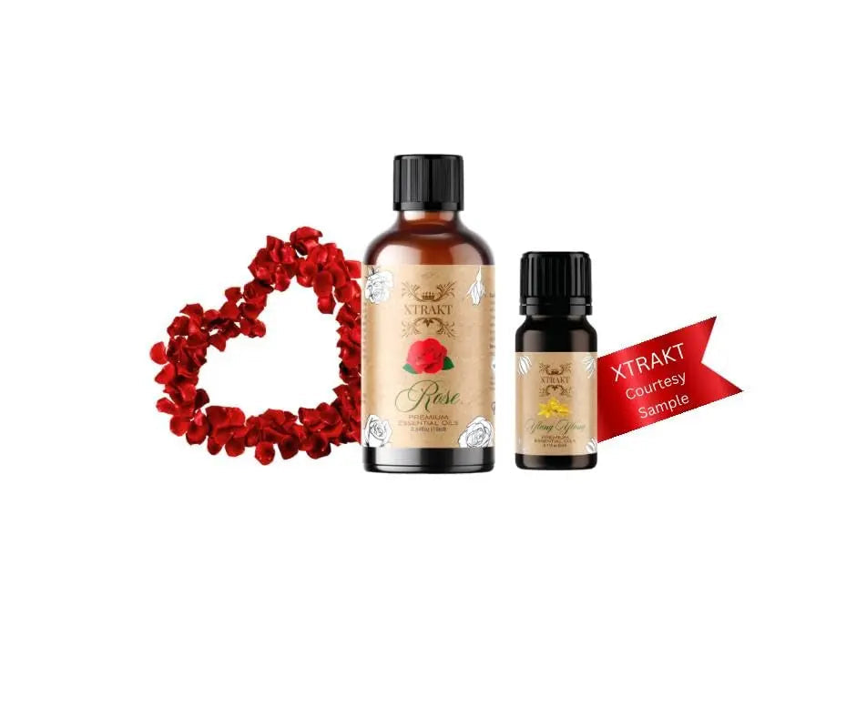 XTRAKT Pure Rose Essential Oil - Therapeutic Grade Aromatherapy Oil for Elegance and Emotional Balance XTRAKT Au supplements