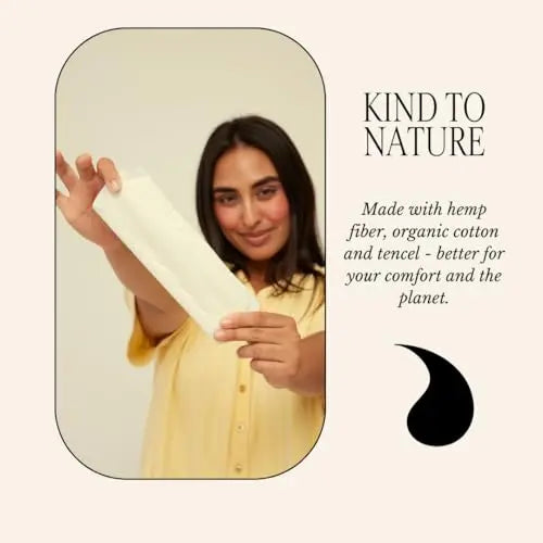 Rif Care Organic Menstrual Pads Feminine Hygiene Hemp Fiber Biodegradable Rif care Au supplements