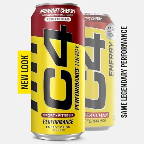 C4 Energy Carbonated Zero Sugar Energy Drink, Pre Workout Drink + Beta Alanine, Midnight Cellucor Au supplements