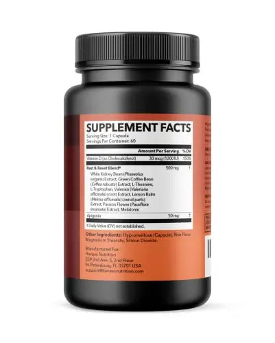 HAVASU NUTRITION Night Time Fat Burner Pills with Apigenin | 50mg | 60 Count HAVASU NUTRITION Au supplements