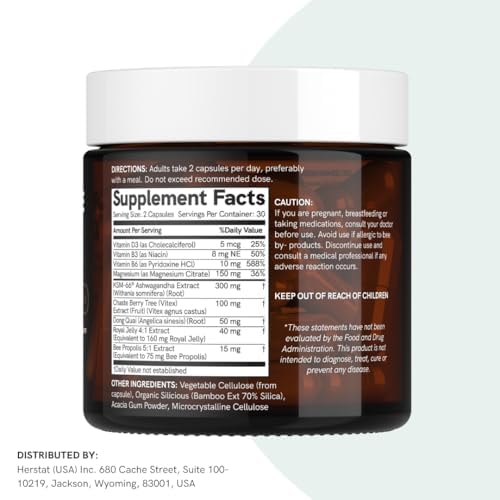 Dr Sosnowski's Hormone Balance | Multivitamin for Women to Support Hormonal Regulation, Energy, Mental Clarity & Skin | Bee Propolis, Ashwagandha, Dong Quai, Magnesium, B6 Vitamins | 60 Capsules Dr Sosnowski's Au supplements