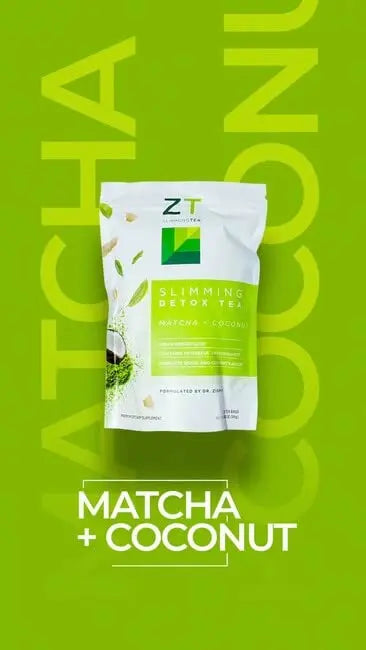 Dr. Zisman ZT Slimming - Matcha-Coconut Detox Blend, Weight Loss Tea with Antioxidant Effects Dr. Zisman ZT Slimming Tea Au supplements